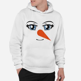Anime Cute Snowman Girl Funny Christmas Costume Hoodie | Crazezy