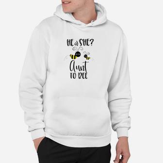 Aunt What Will It Bee Gender Reveal He Or She Matching Gift Hoodie | Crazezy CA
