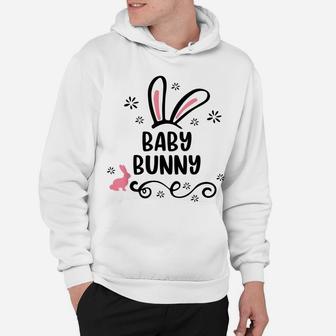 Baby Bunny Funny Matching Easter Bunny Egg Hunting Hoodie | Crazezy