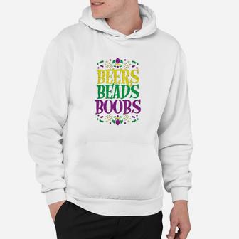 Beads Bobs Funny Mardi Gras Carnival Men Boyfriend Hoodie - Thegiftio UK