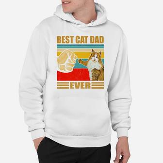 Best Cat Dad Ever Funny Cat Daddy Father Day Gift Hoodie | Crazezy
