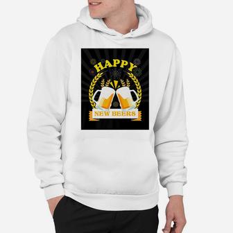Best Funny Shirts - Happy New Year - Happy New Beers Hoodie | Crazezy