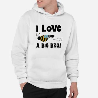 Big Bro Boys Brother Announcement Bee Hoodie | Crazezy UK