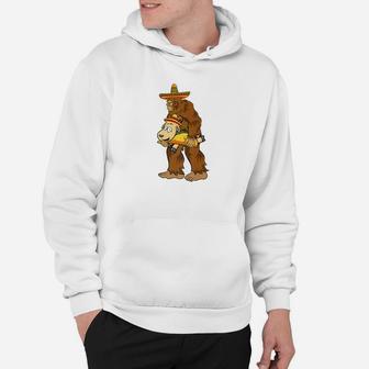 Bigfoot Sombrero Carry Goat Taco Cinco De Mayo Hoodie - Thegiftio UK