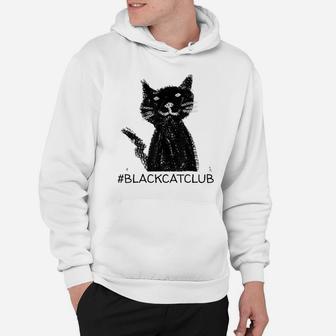 Black Cat Club Gifts For Cat Lovers Cute Graphic Tees Hoodie | Crazezy DE