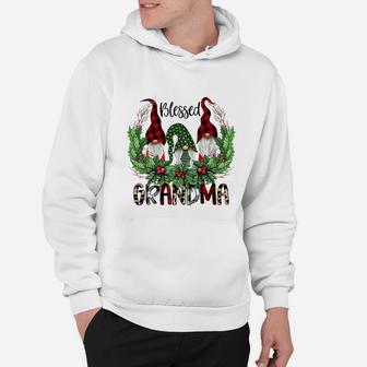 Blessed Grandma Christmas Gnome - Grandma Gift Hoodie | Crazezy
