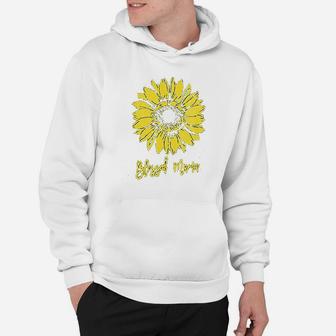 Blessed Mama For Women Sunflower Graphic Hoodie | Crazezy