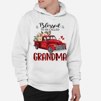 Blessed To Be Called Grandma Truck Flower Mother Day Hoodie | Crazezy DE