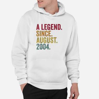 Born In August 2004 Hoodie | Crazezy