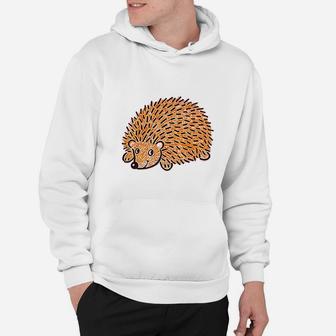 Brown Hedgehog Hoodie | Crazezy