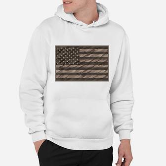 Camouflage Usa Flag Patriotic Desert Cammo Pattern Design Hoodie | Crazezy CA