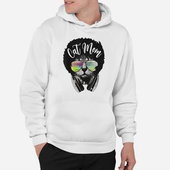 Cat Mom Dj Music Funny Cat Lovers Mother's Day Women Tees Hoodie | Crazezy CA