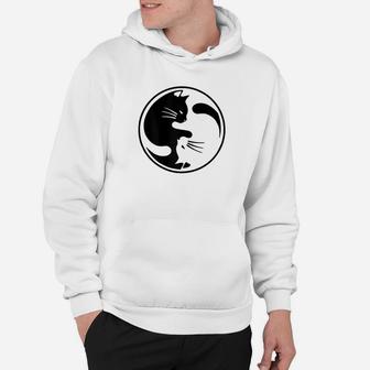 Cat Yin And Yang Hoodie | Crazezy AU