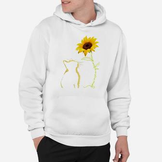 Cat You Are My Sunshine Sunflower Cat Lovers Mom Dad Gifts Hoodie | Crazezy CA