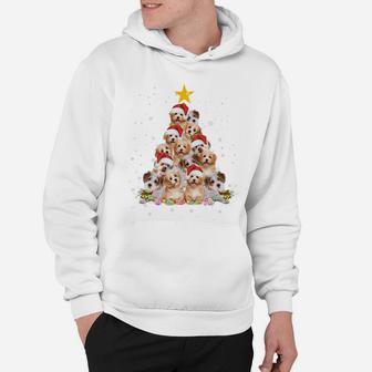 Cavachon Christmas Tree Funny Dog Lover Gifts Xmas Pajamas Hoodie | Crazezy UK