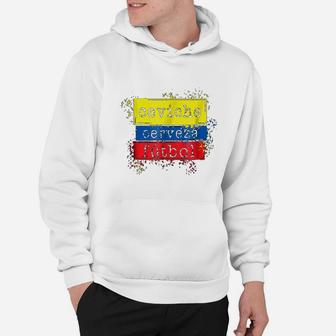Ceviche Cerveza Futbol Funny Ecuador Flag Soccer Hoodie - Thegiftio