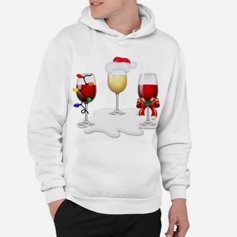 Cheers To Christmas Wine Sweatshirt Hoodie | Crazezy