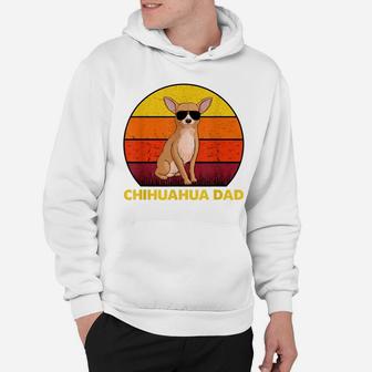 Chihuahua Dog Dad Sunset Vintage Best Chihuahua Dad Ever Hoodie | Crazezy DE