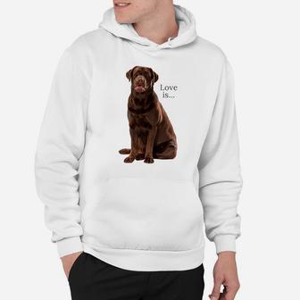 Chocolate Labrador Retriever Shirt Lab Tee Dog Mom Dad Puppy Hoodie | Crazezy
