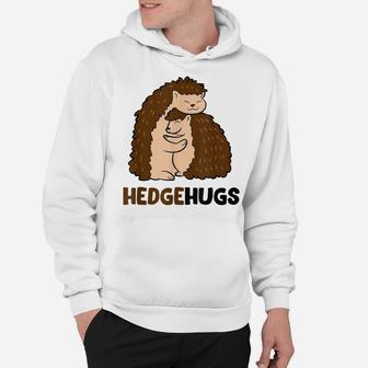 Cute Hedgehugs Cuddle Hedgehog Hugging Hugs Hedgehog Hoodie | Crazezy CA