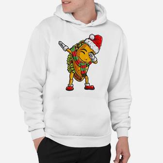 Dabbing Taco Santa Christmas Kids Boys Men Dab Xmas Gifts Sweatshirt Hoodie | Crazezy UK