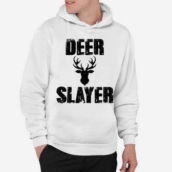 Deer Slayer Hunter Killer Buck Hunting Season Hoodie | Crazezy