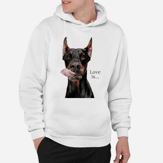 Doberman Shirt Doberman Pinscher Dog Mom Dad Love Pet Puppy Hoodie | Crazezy