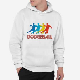 Dodgeball Player Retro Pop Art Dodgeball Graphic Hoodie - Thegiftio UK