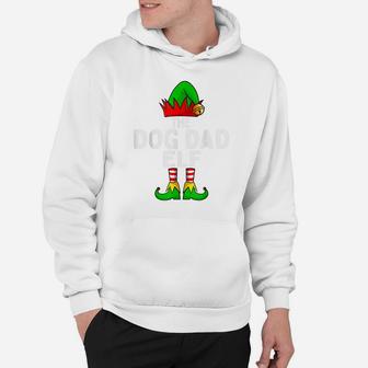 Dog Dad Elf Matching Family Group Christmas Party Pajama Hoodie | Crazezy