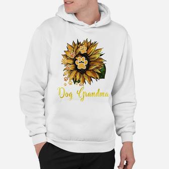 Dog Grandma Sunflower Shirt Funny Cute Family Gifts Apparel Hoodie | Crazezy DE