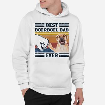 Dog Vintage Best Boerboel Dad Ever Father's Day Hoodie | Crazezy UK