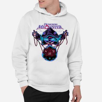 Dungeon Meowster Funny Nerdy Gamer Cat D20 Tabletop Rpg Hoodie | Crazezy DE