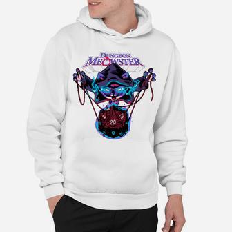 Dungeon Meowster Funny Nerdy Gamer Cat D20 Tabletop Rpg Hoodie | Crazezy