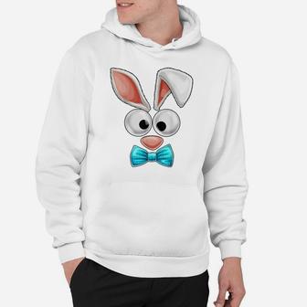 Easter Bunny Costume Face Easter Day Rabbit Ear Gift Boys Hoodie | Crazezy CA