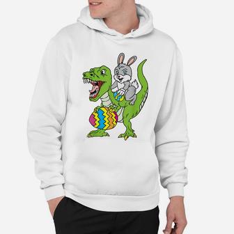 Easter Bunny Dinosaur Boys Girls Kids Dino Lover Hoodie | Crazezy CA