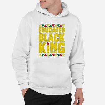 Educated Black King Hoodie | Crazezy UK