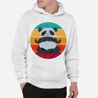 Eff You See Kay Why Oh You Panda Yoga Vintage Retro Funny Hoodie | Crazezy