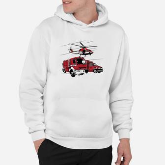 Ems Fire Truck Ambulance Rescue Helicopter Hoodie | Crazezy