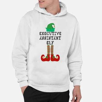 Executive Assistant Elf Family Matching Christmas Gift Sweatshirt Hoodie | Crazezy