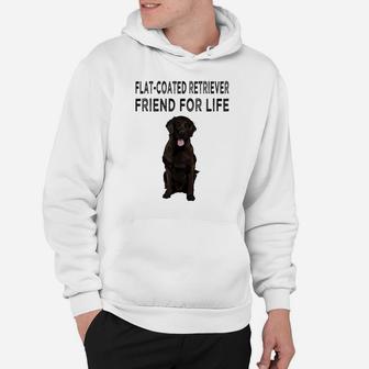 Flat-Coated Retriever Friend For Life Dog Friendship Hoodie | Crazezy