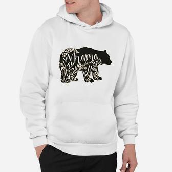 Floral Mama Bear Hoodie | Crazezy