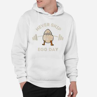 Funny Cook Shirts Chef Gift Gym Owner Never Skip Egg Day Fun Hoodie | Crazezy