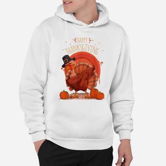 Funny Cute Turkey Doing Dabbing Dance For Thanksgiving Day Hoodie | Crazezy AU