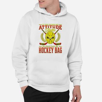 Funny Sayings For Boy And Girl Ice Hockey Players Teams Hoodie | Crazezy