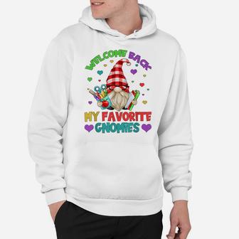 Funny Teacher Gnome Tee - Cute Welcome Back To School Hoodie | Crazezy