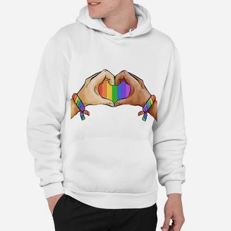 Gay Pride Clothing Lgbt Rainbow Flag T Shirt Tee Heart Unity Hoodie | Crazezy