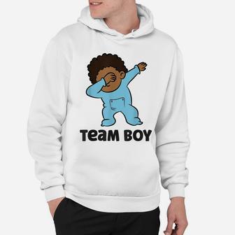 Gender Reveal Baby Shower Team Boy Hoodie | Crazezy CA