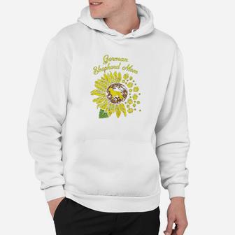 German Shepherd Mom Sunflower Hoodie | Crazezy