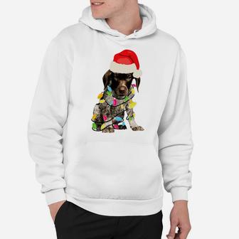 German Shorthair Pointer I Christmas Design Sweatshirt Hoodie | Crazezy UK