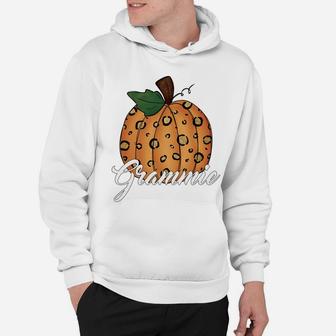 Grammie Pumpkin Leopard Style Funny Grandma Thanksgiving Sweatshirt Hoodie | Crazezy